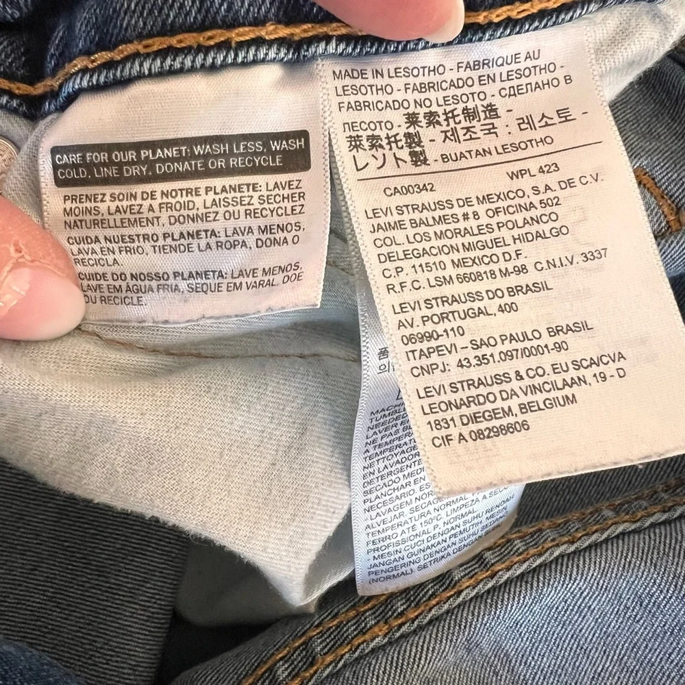 MEN’s CLASSIC STRAIGHT LEG 505 34/30 ZIP-FLY MEDIUM‎ BLUE WASH CASUAL JEANS EUC